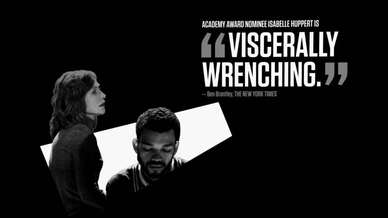 Isabelle Huppert in a powerful scene from "The Mother," described as "viscerally wrenching" by Ben Brantley of The New York Times.