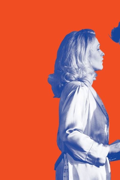 Woman in a robe and shirtless man embrace. "Hold on to Me Darling