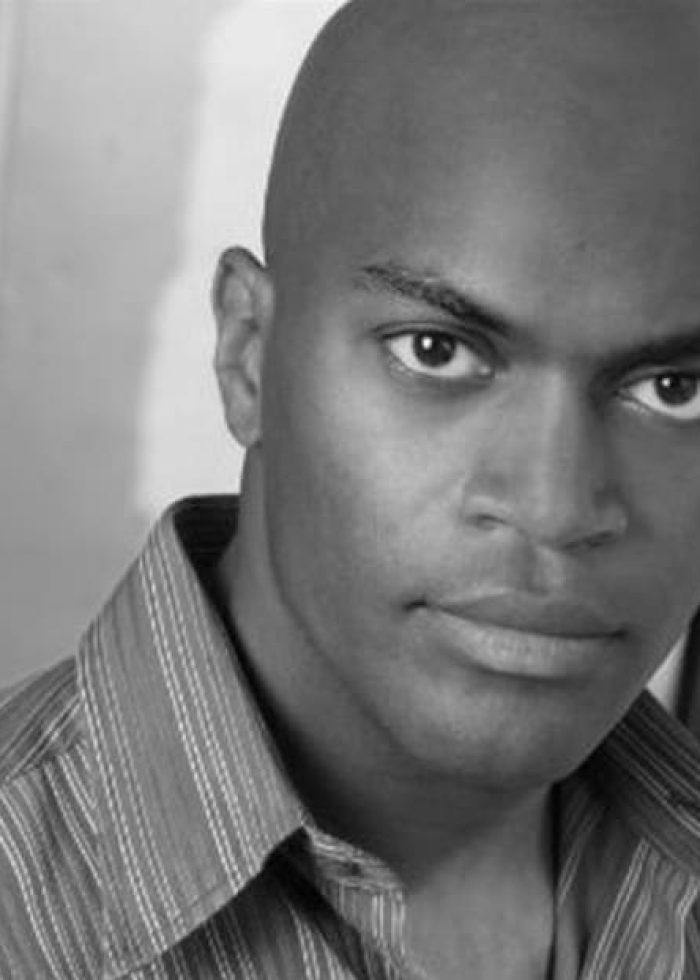 Close-up of Andrew Stewart-Jones looking directly at the camera