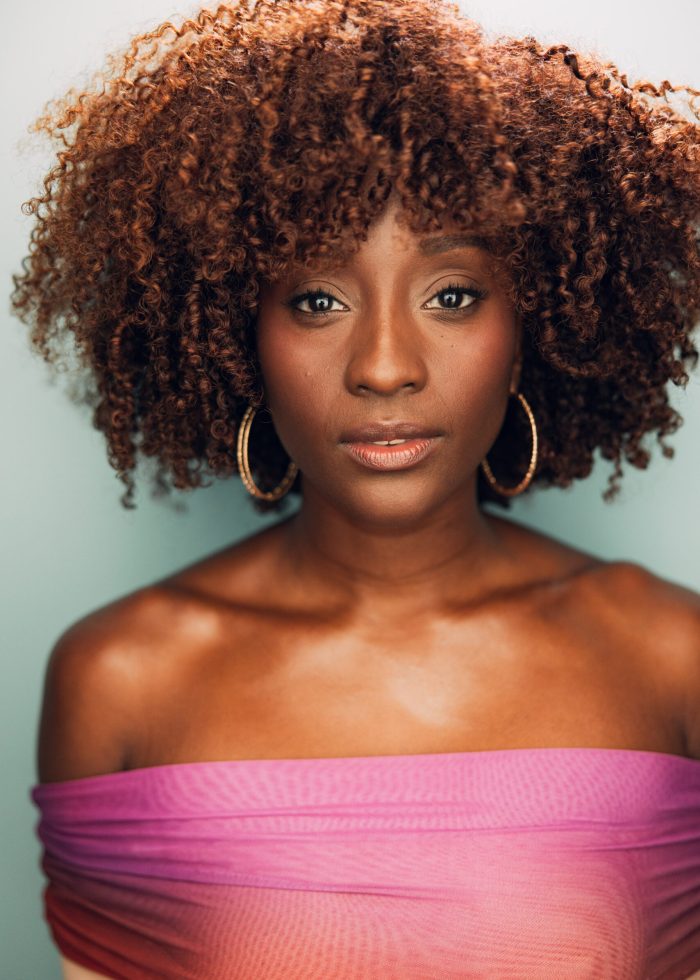 Courtnee Carter (lady in purple)