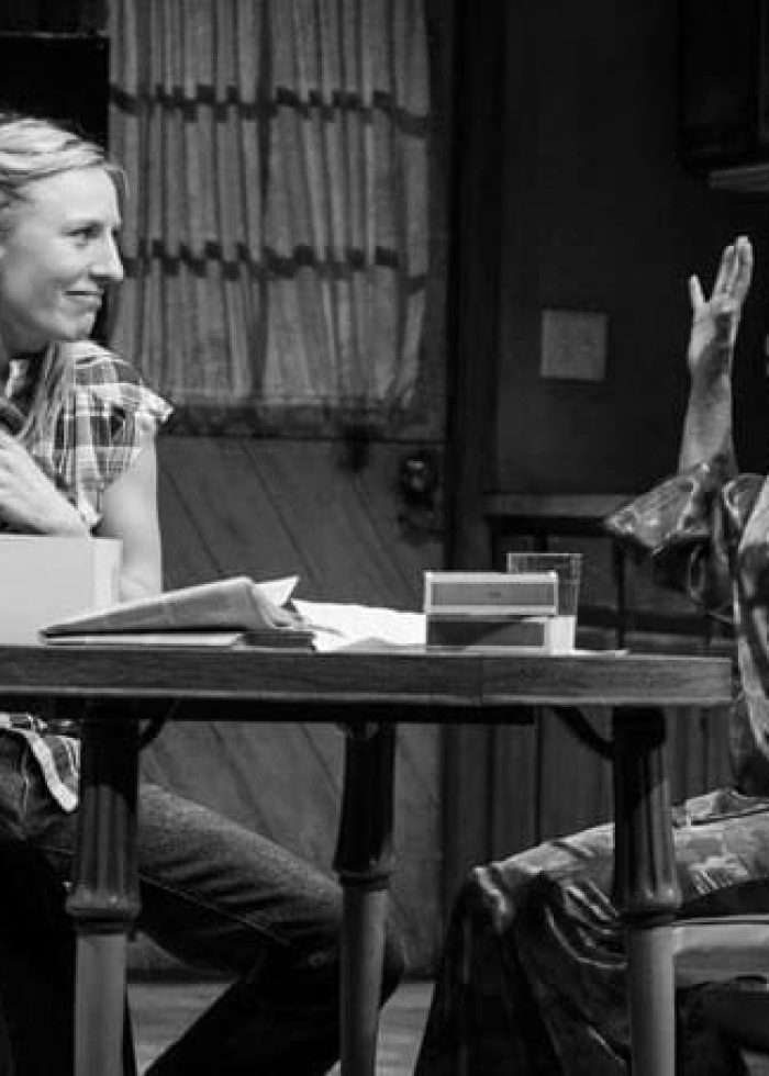 Mickey Sumner and Carol Kane in a scene from "The Lying Lesson.