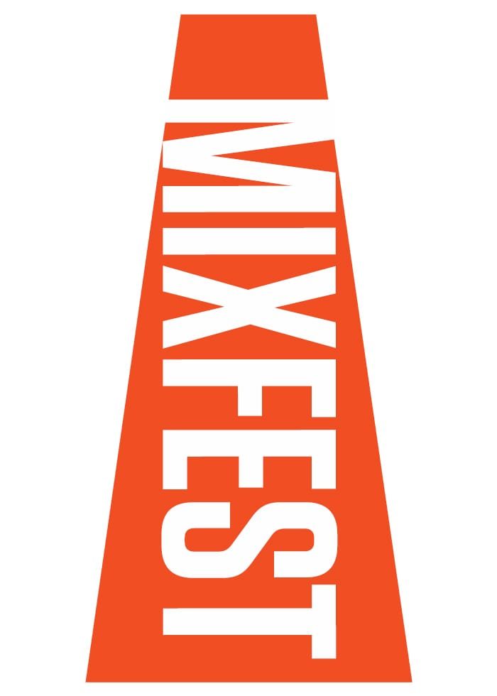 MixFest logo in orange and white, featuring the event name.