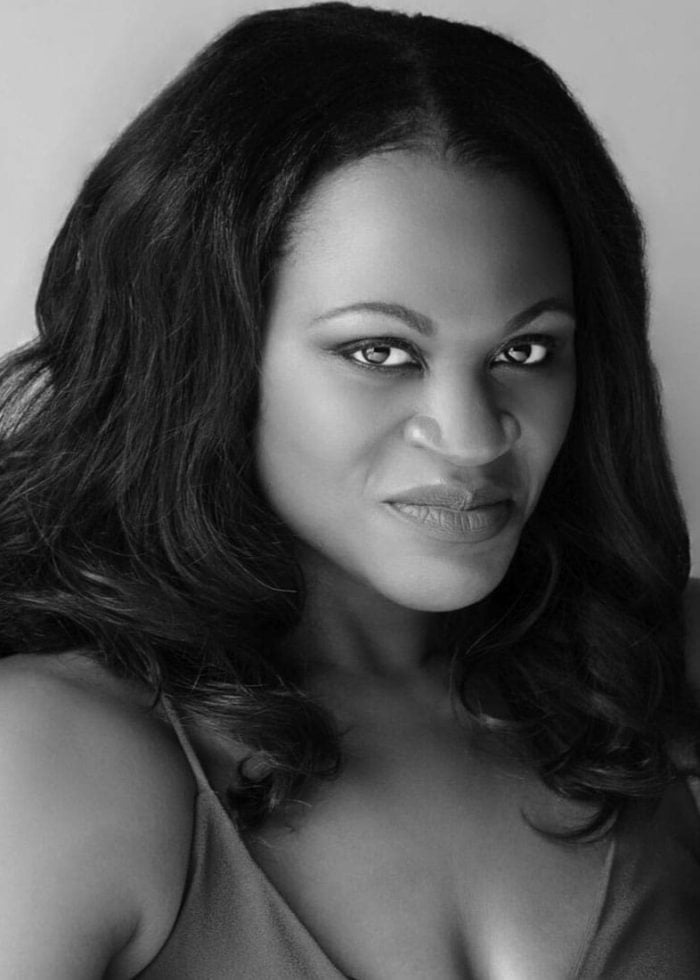 Romelda Teron Benjamin, headshot, looking directly at the camera