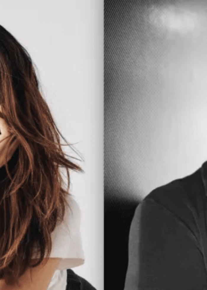 Aubrey Plaza and Chris Bauer, cast members in Ethan Coen's Off-Broadway play 'Let's Love!'