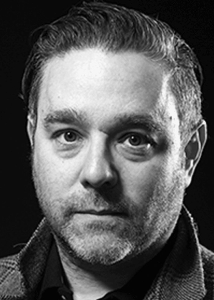 Andy Nyman, actor and magician, in a close-up portrait.
